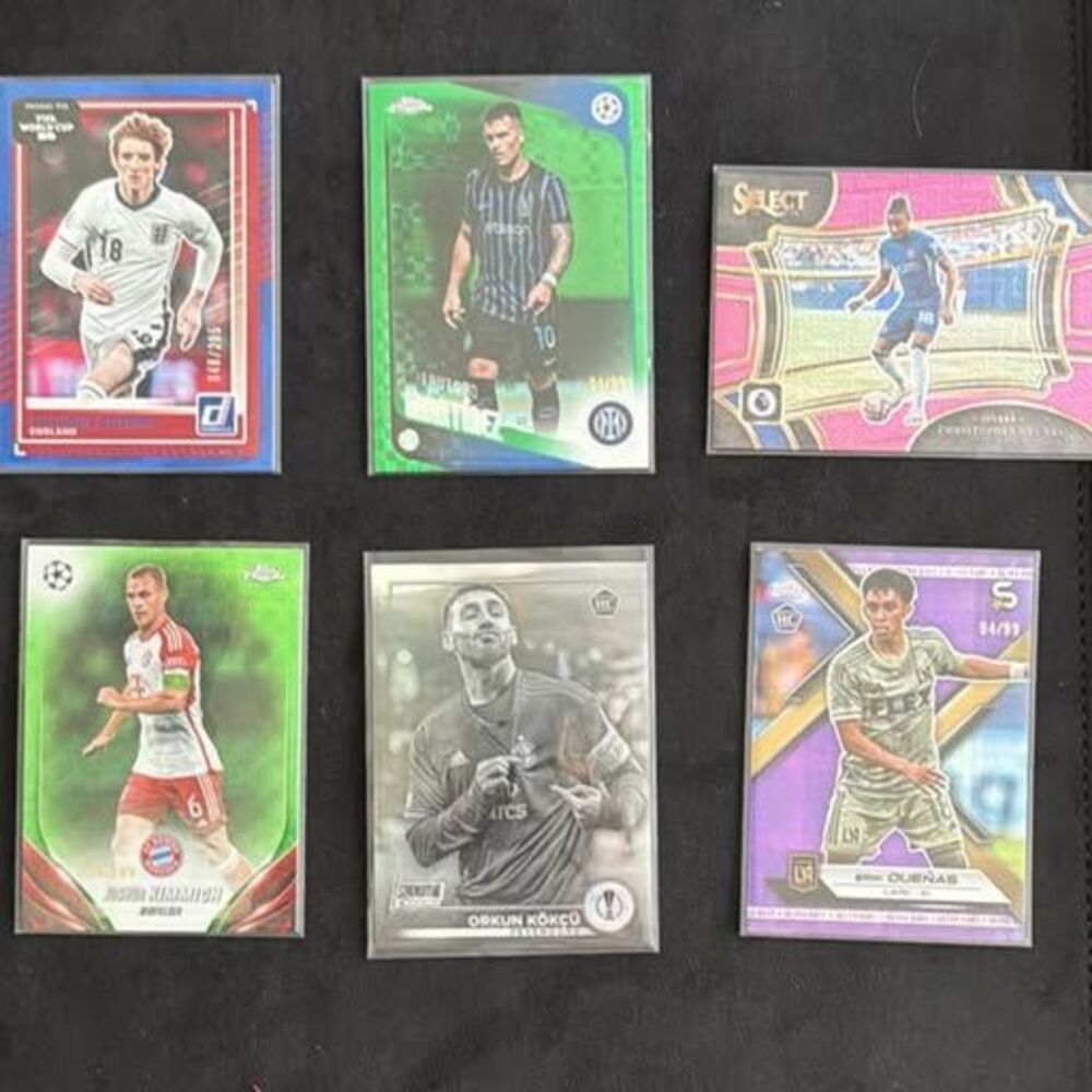 Numbered Soccer Card Lot – Rookies & Stars